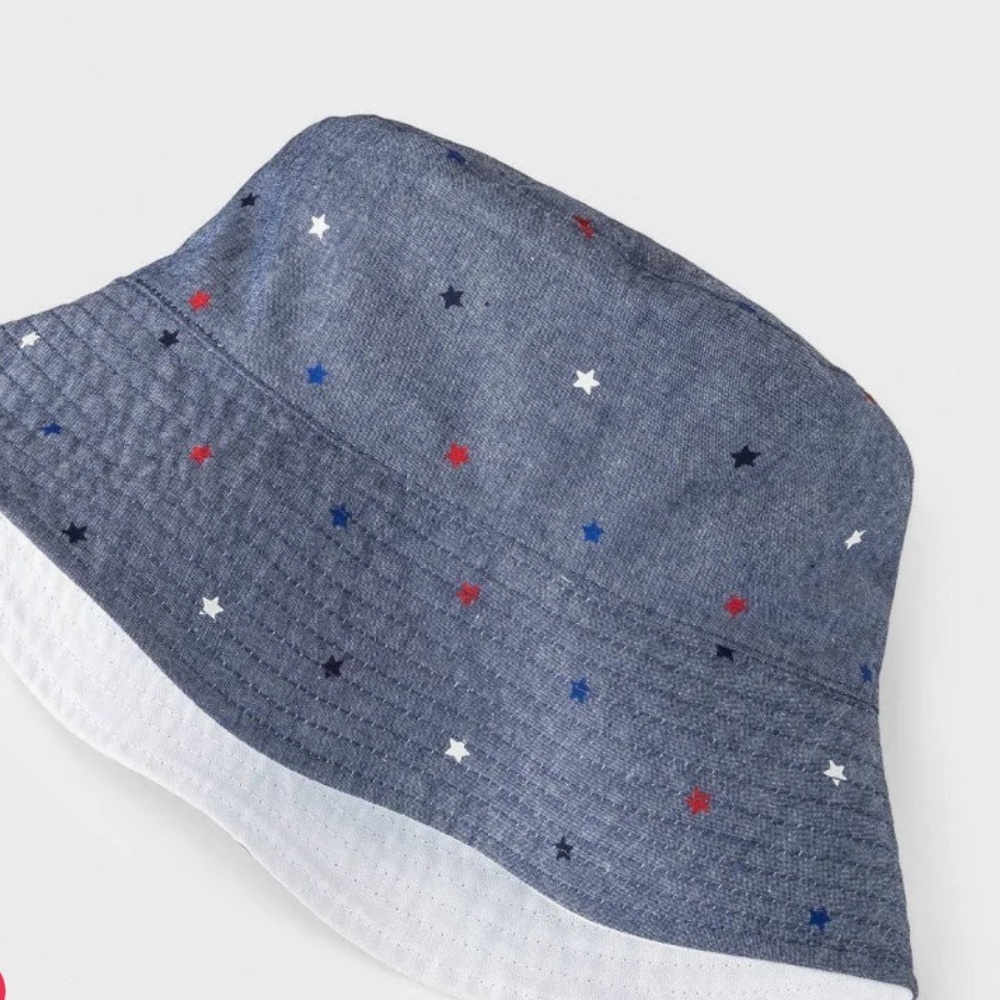 Kids' Americana Reversible Bucket Hat -‎ Cat & Jack Blue